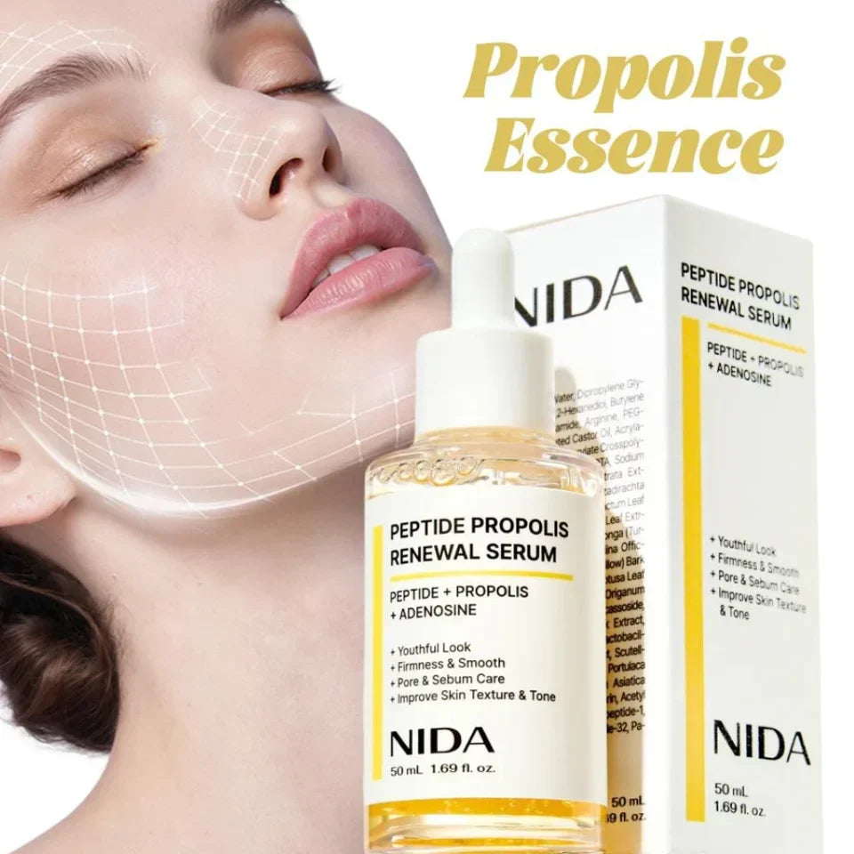 NIDA Propolis Essence Bee Gum Skin Rejuvenation Essence Serum Deeply moisturizing Repairs Skin Barrier Facial Essence Liquid