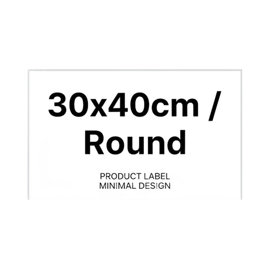 Custom Diamond Painting Kit label showing dimensions and design type